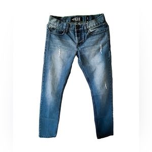 RUDE Blue Regular Fit Denim Skinny Jeans
